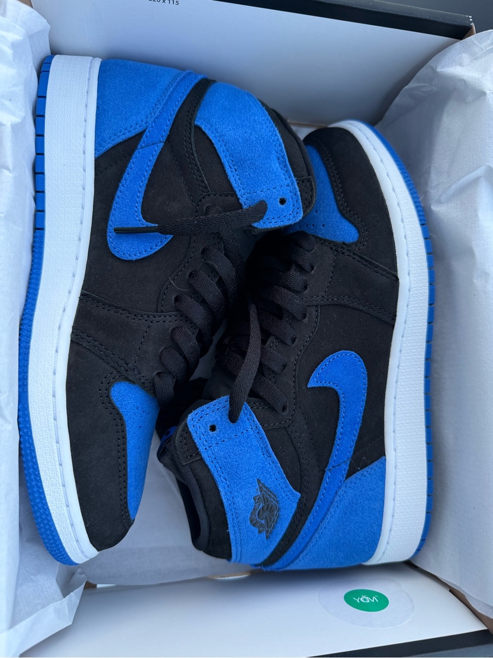 *BRAND NEW* Nike Air Jordan 1 Retro High “Royal Reimagined” GS 6.5Y / W 8